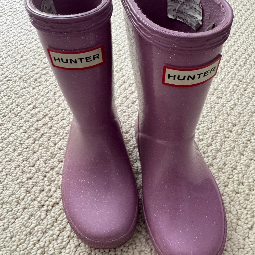 Hunter Purple Rain & Snow Boots Classic Design